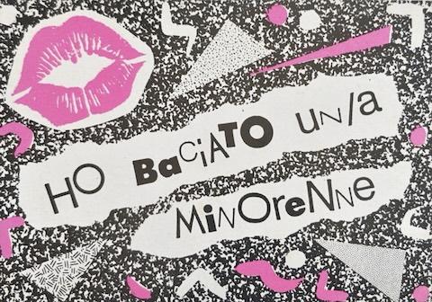 cartolina ho baciato un/a minorenne 1