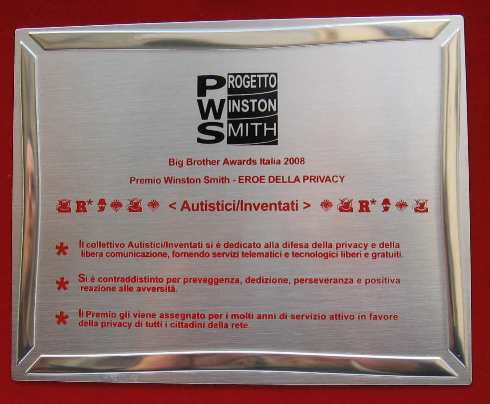 la targa del BBA 2008